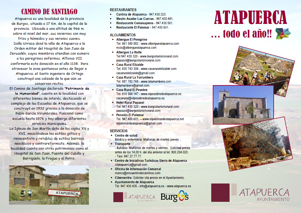 Información turística de Atapuerca 1ª